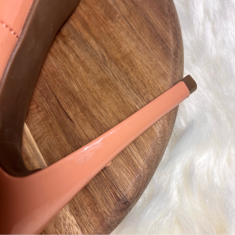 GUESS Rosalie Blush Pink Patent Leather Heels Size 8.5 - Picture 8 of 11